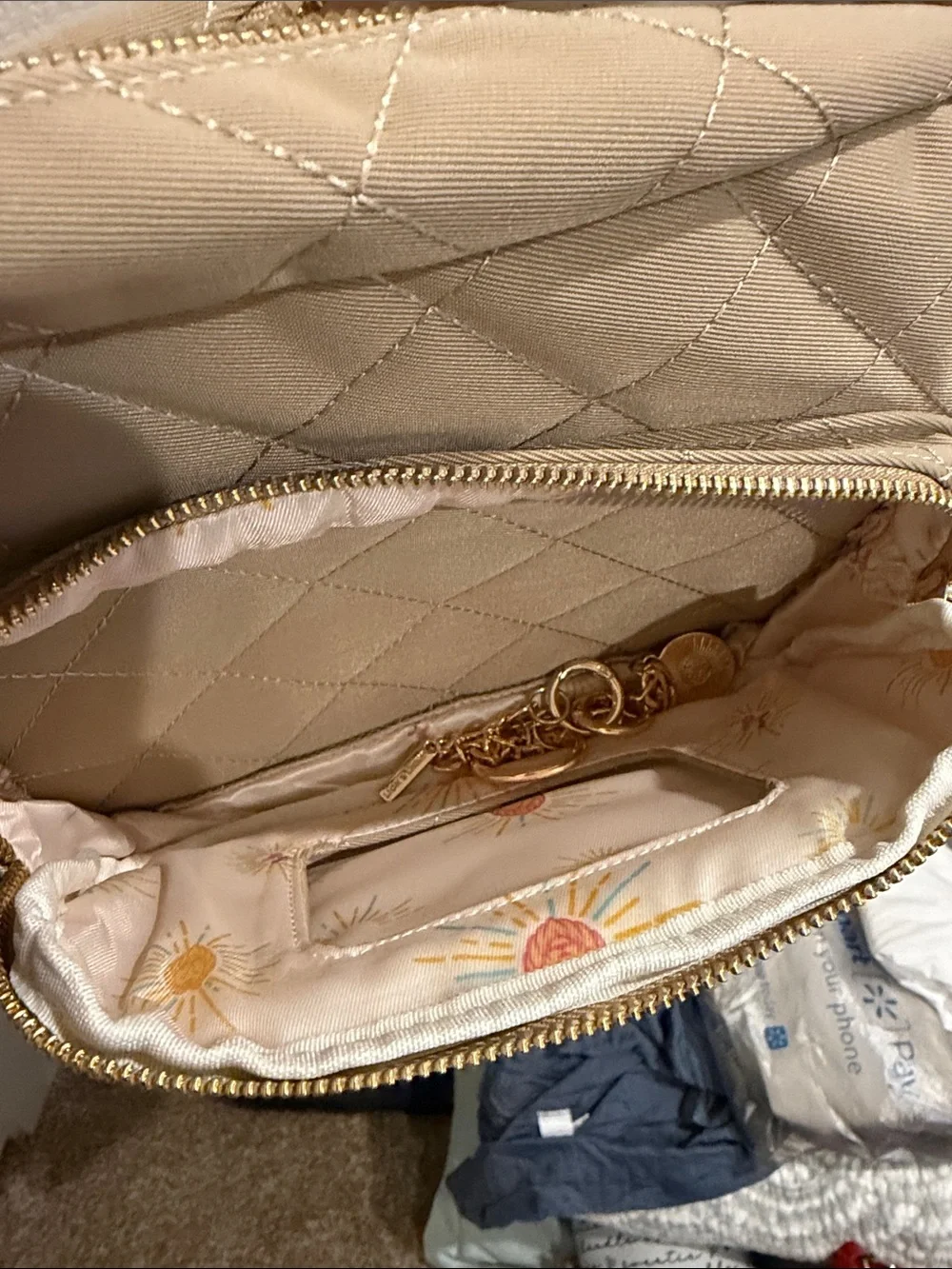 Lion & Light The Jetsetter Mini Diaper Bag - Beige
